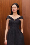Darella Padded Dress (Black)