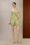 Liora Ruffle Shorts (Sage)