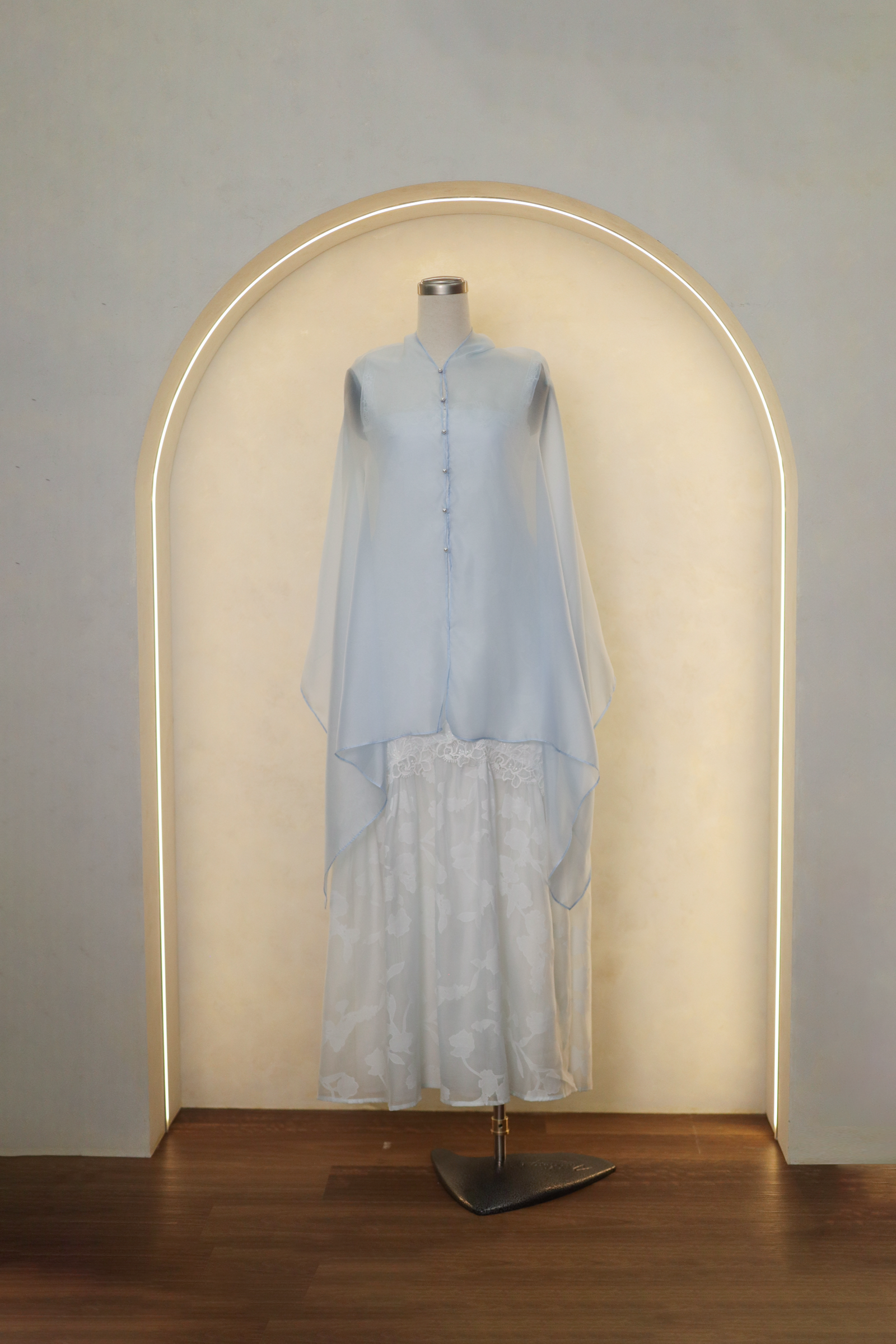 Casa Multiway Cape (Dusty Blue)