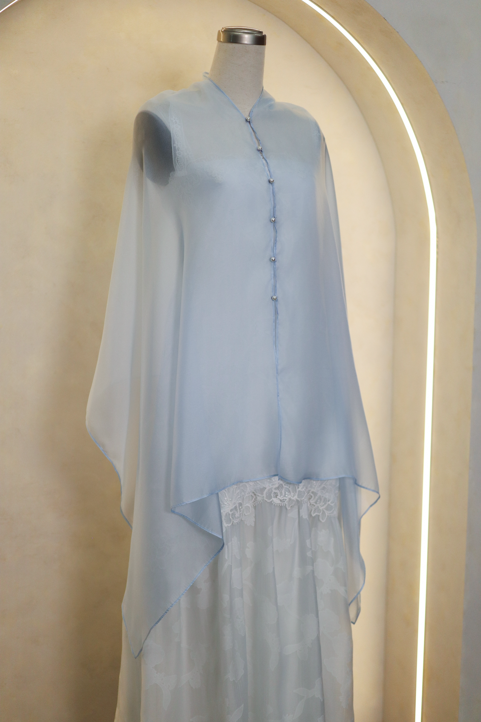 Casa Multiway Cape (Dusty Blue)