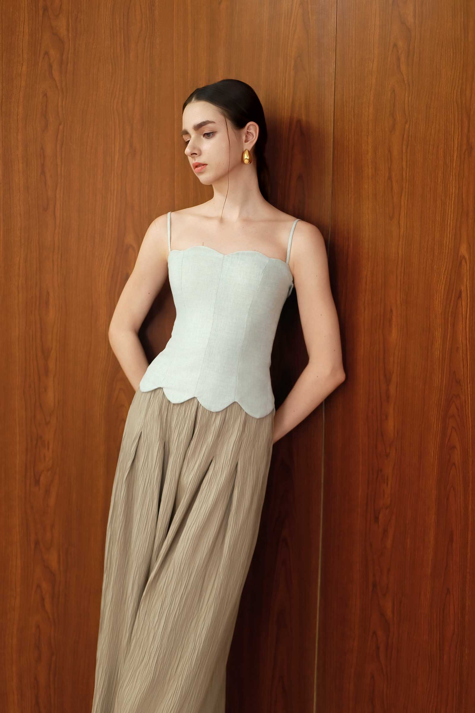 New Doneil Padded Top (Linen)