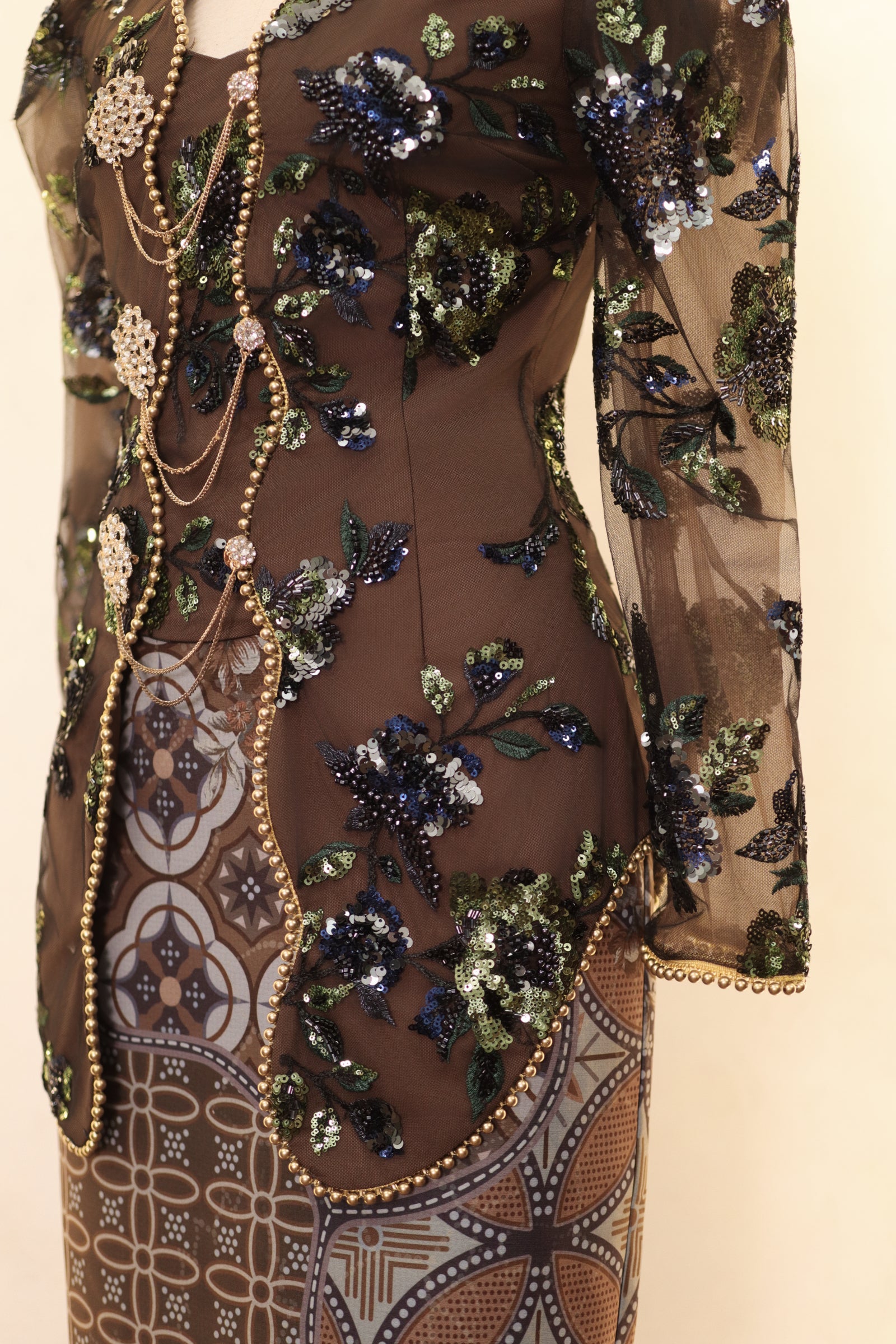 Soilera Kebaya Set (Black)