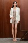 Dolenne Structured Blazer (Cream)