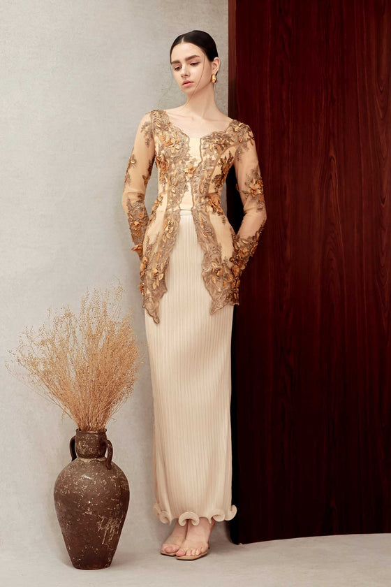 Aurielle Kebaya Top (Gold)