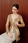 Aurielle Kebaya Top (Gold)