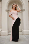 Darnia Gown (Pink+Black)