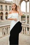 Darnia Gown (White+Black)