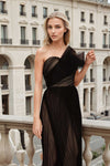 BACKORDER Duelle Gown (Black)