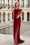 Duelle Gown (Maroon)