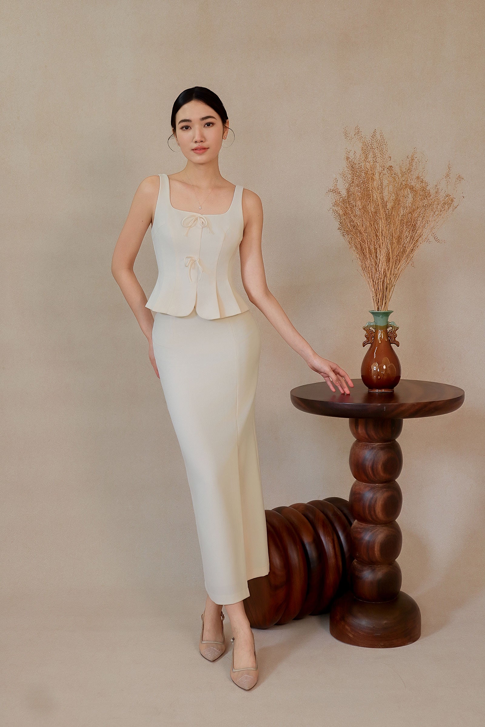 Dioriea Skirt (Cream)