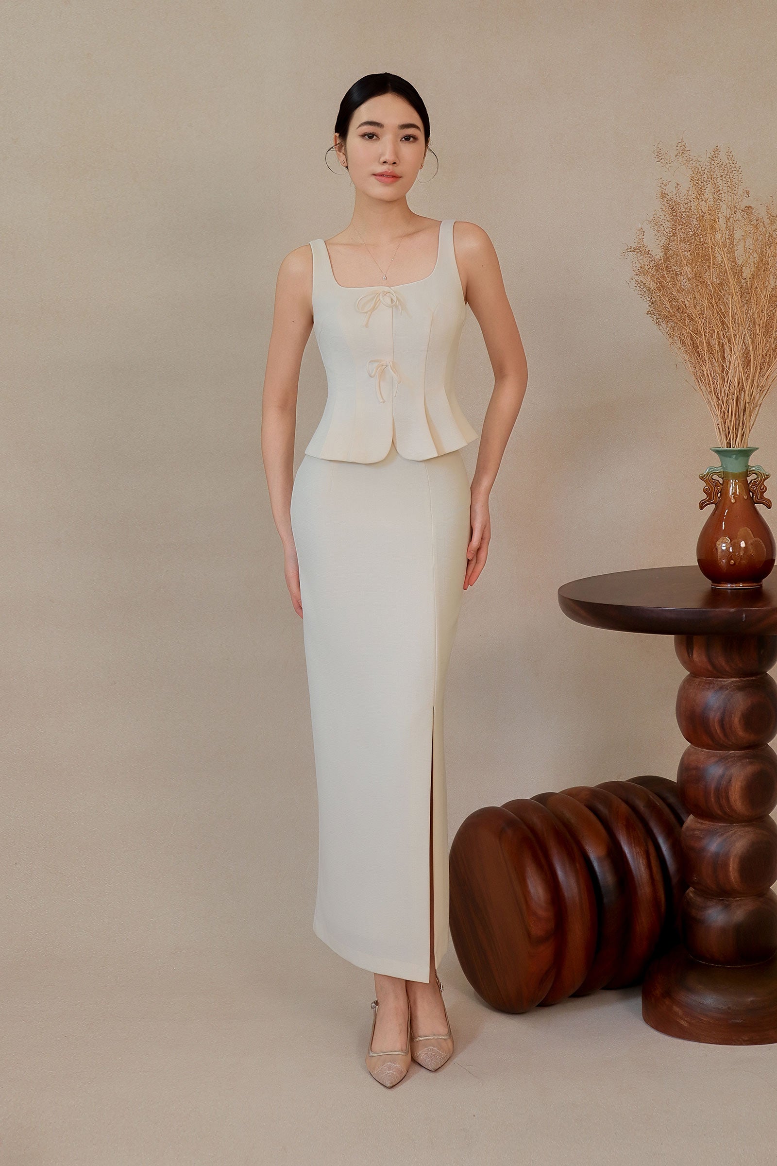 Dioriea Skirt (Cream)