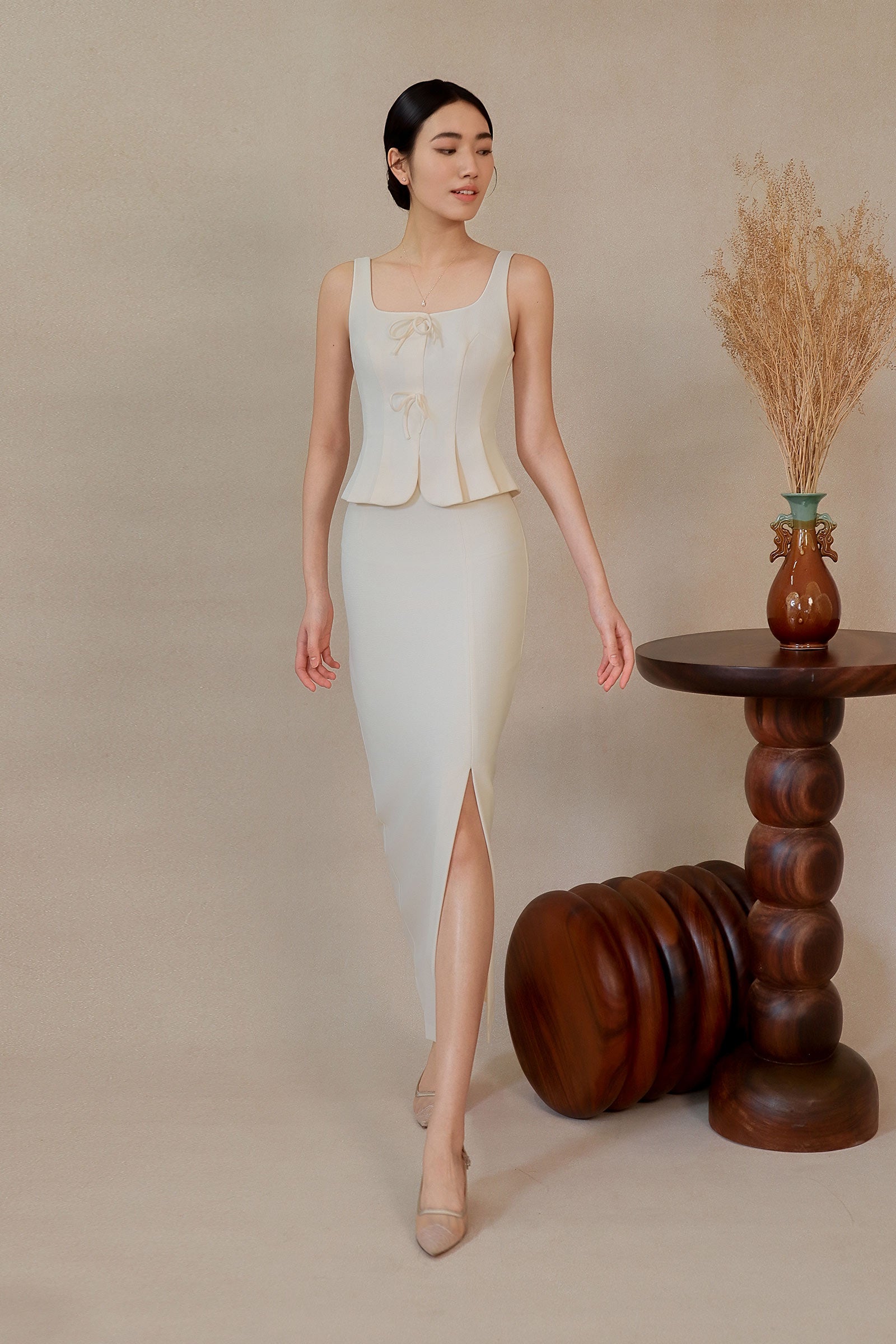 Dioriea Skirt (Cream)