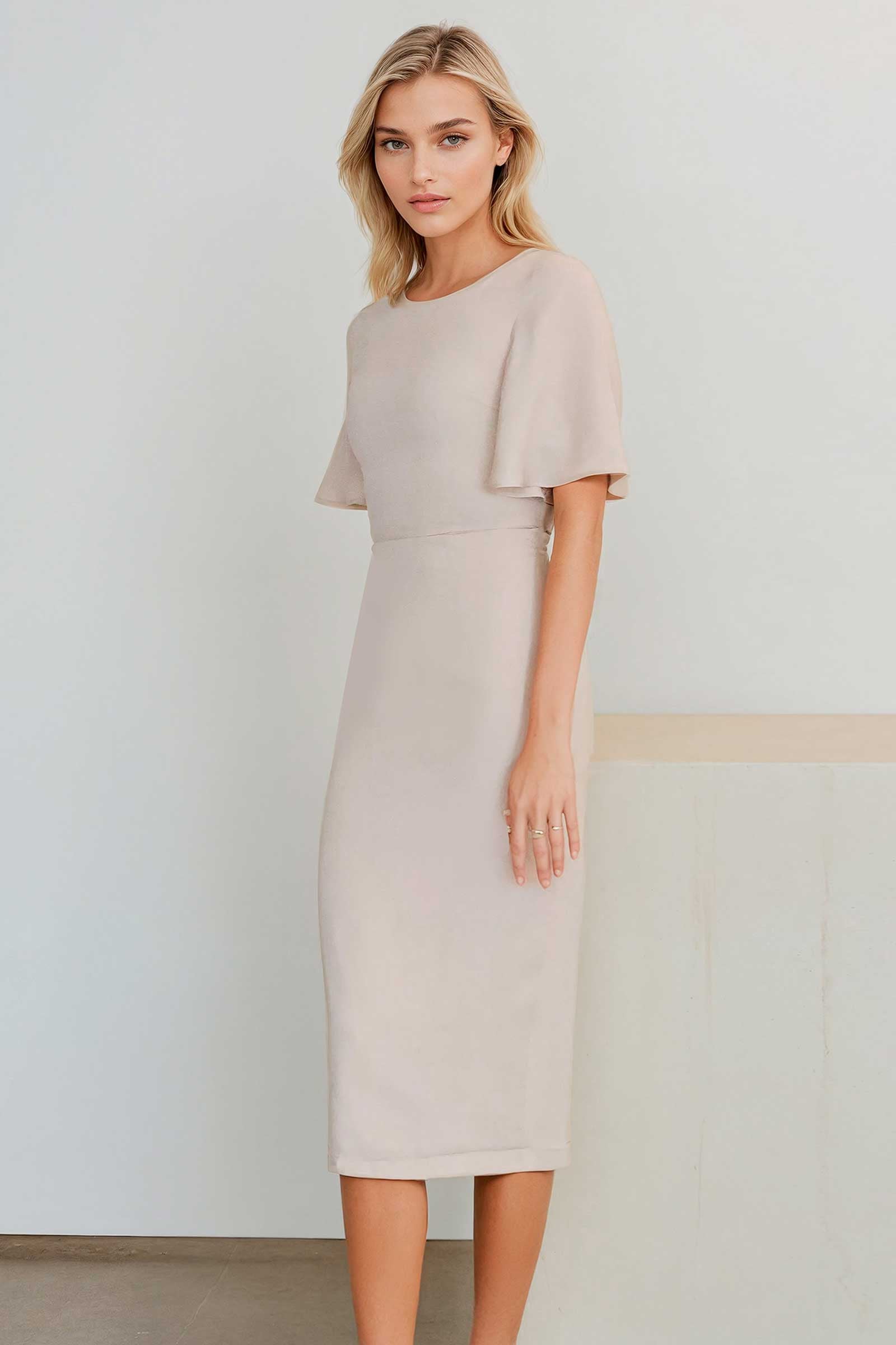 Dolies Dress (Nude)