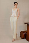 Diunere Ribbon Vest Top (Cream)