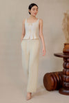 Diunere Ribbon Vest Top (Cream)