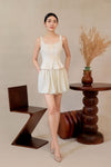 Diunere Ribbon Vest Top (Cream)