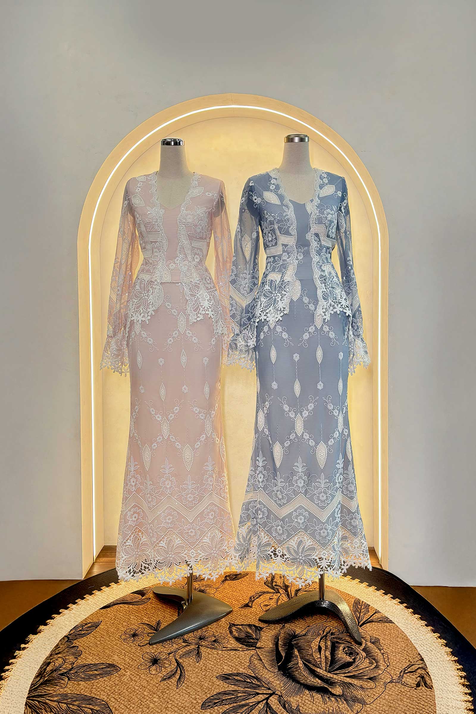 Rosalie Kebaya Set (Bluebell)