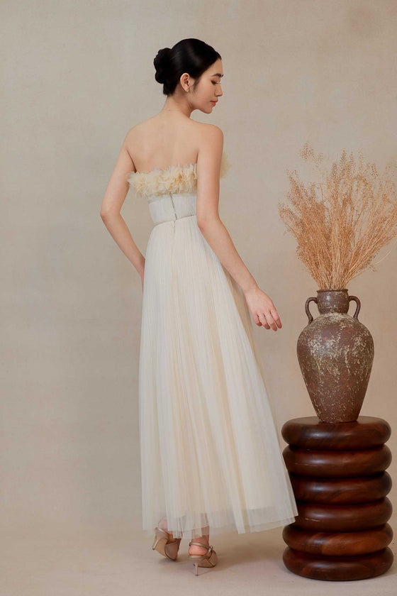 Diaveriale Tulle Skirt (Cream)