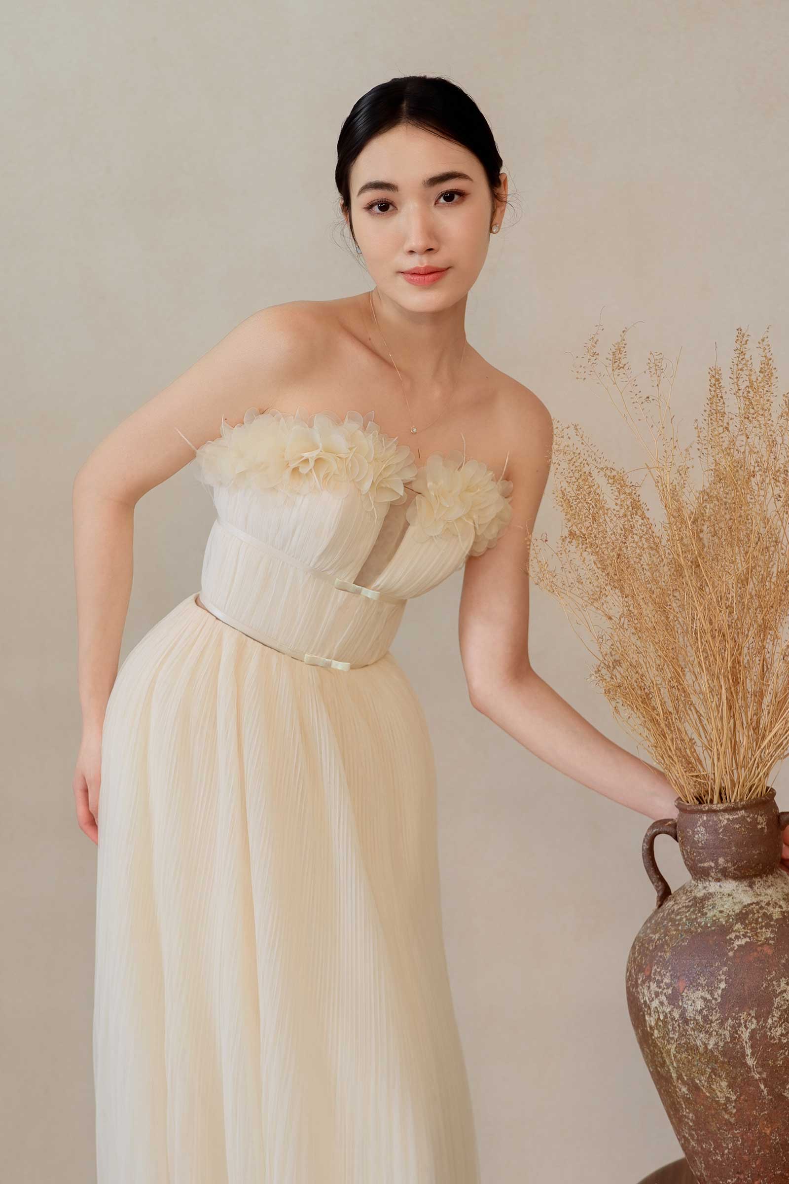 Diaveriale Corset Top (Cream)