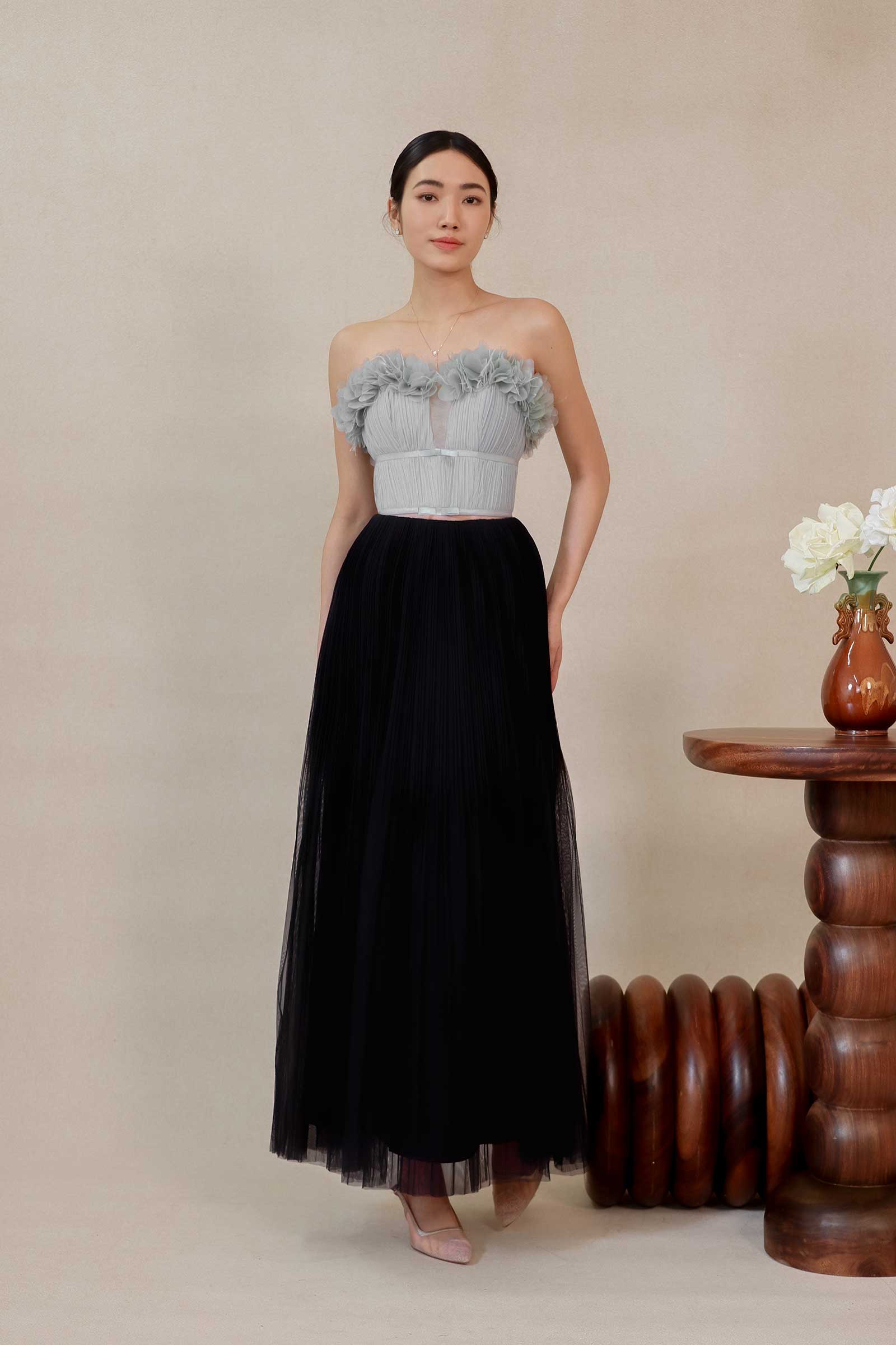 Diaveriale Tulle Skirt (Black)