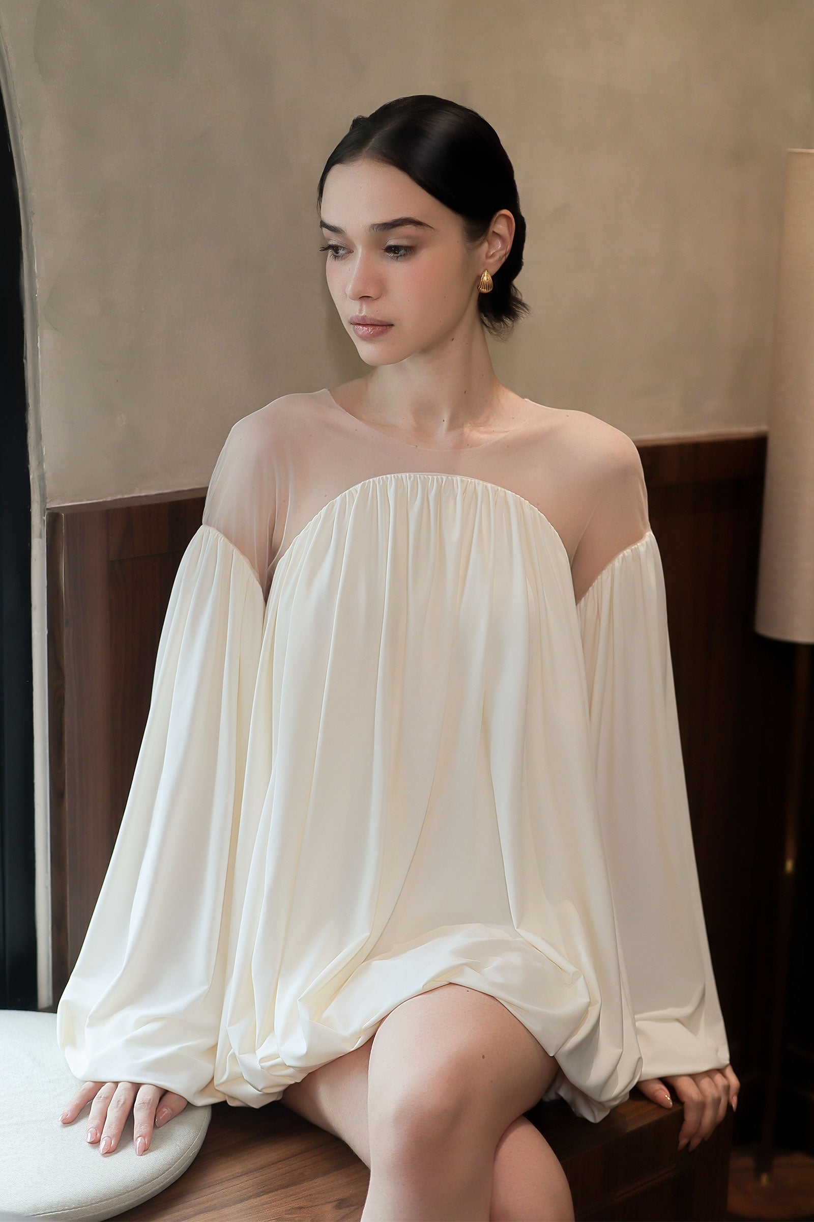 Danielle Dress (Cream)