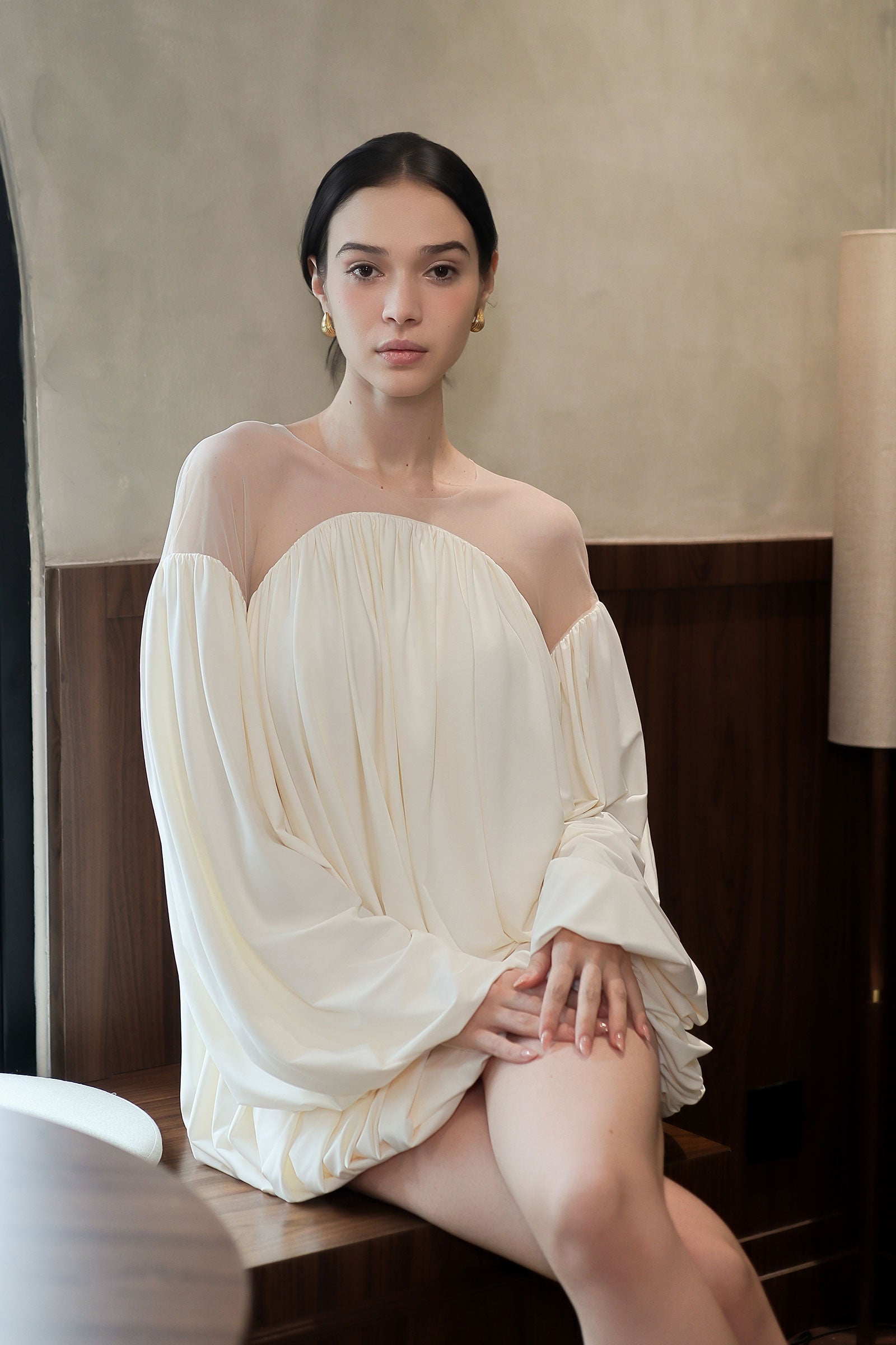 Danielle Dress (Cream)
