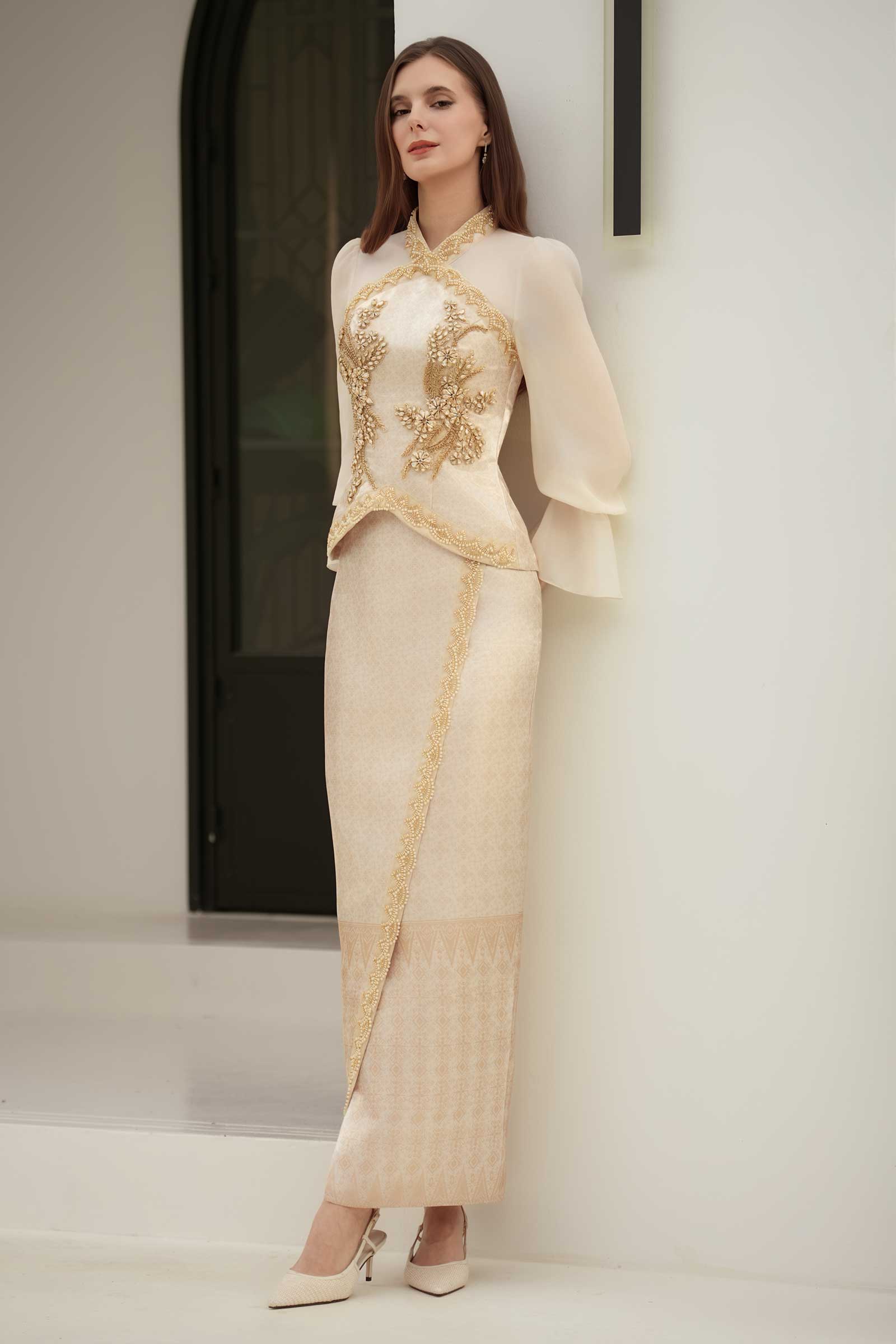 BACKORDER Puteri Kebaya Top (Gold)