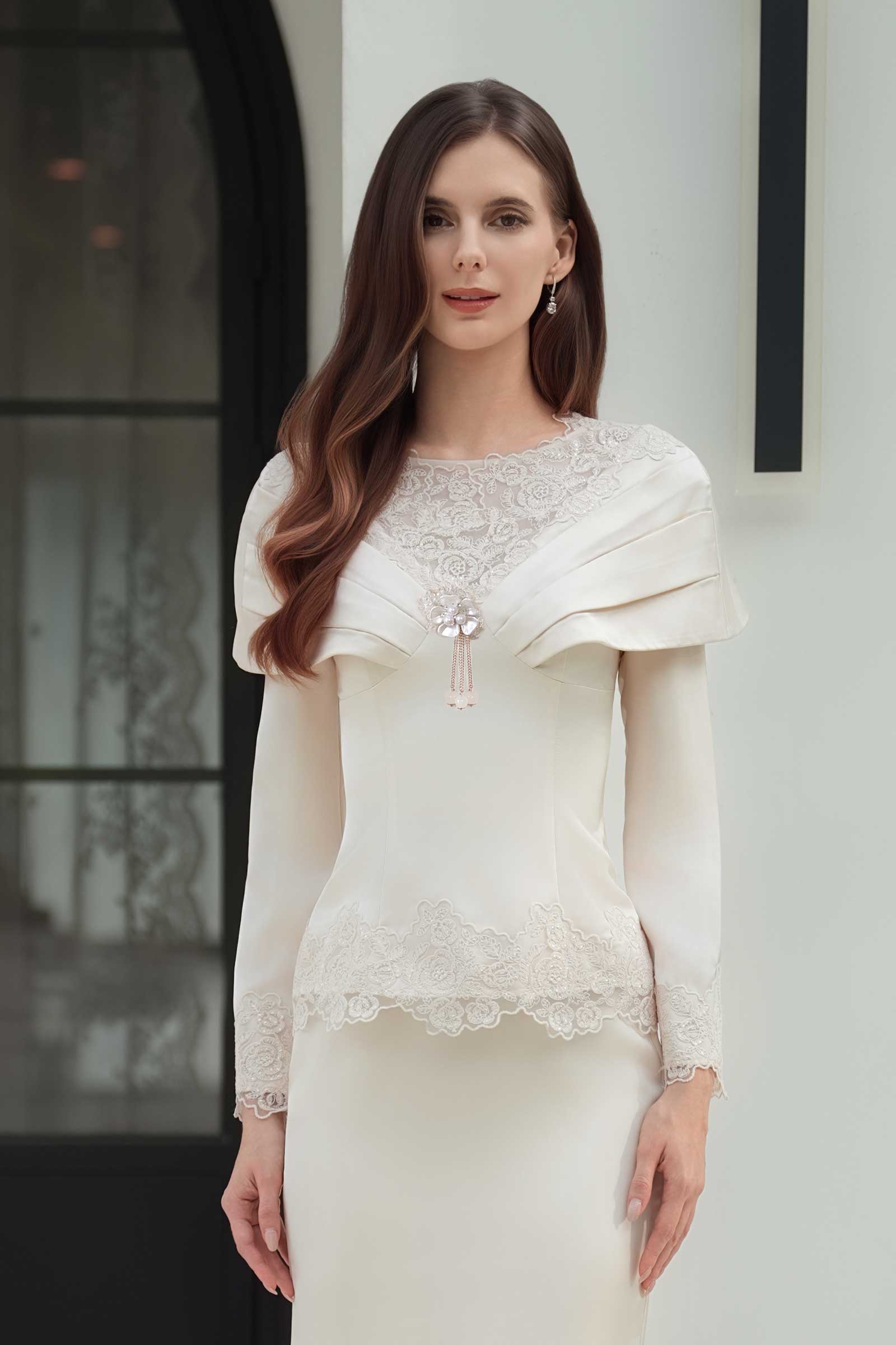 Rembulan Kebaya Set (Champagne)