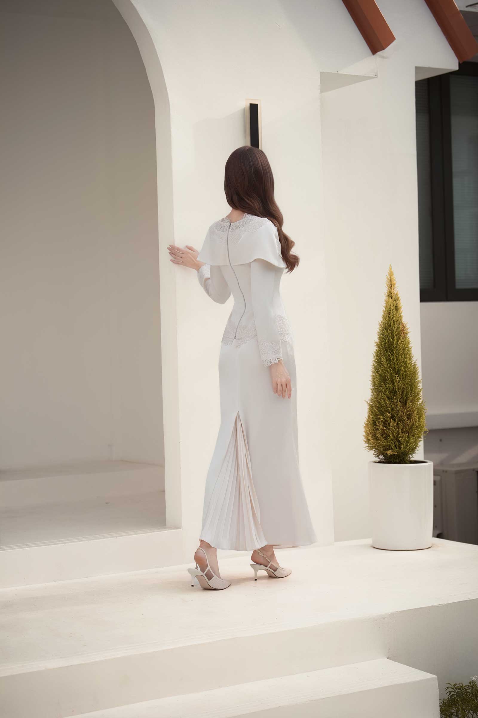 Rembulan Kebaya Top (Champagne)