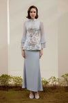 Alya Kebaya Set (Greyish Blue)