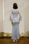 Alya Kebaya Set (Greyish Blue)