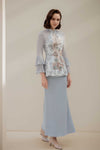 Alya Kebaya Set (Greyish Blue)