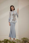 Alya Kebaya Set (Greyish Blue)