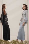 Alya Kebaya Set (Greyish Blue)