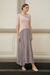 Ellear Dress (Blush+Mauve)