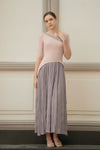 Ellear Dress (Blush+Mauve)
