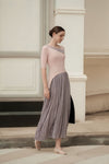 Ellear Dress (Blush+Mauve)