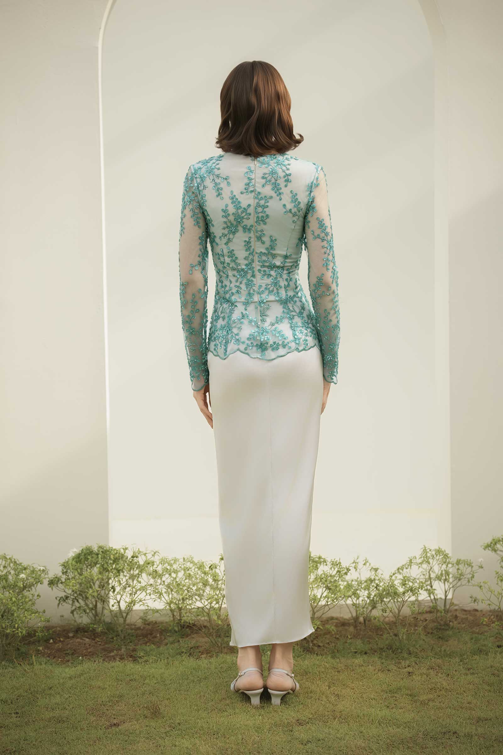 Zamrud Skirt (Champagne) PREORDER