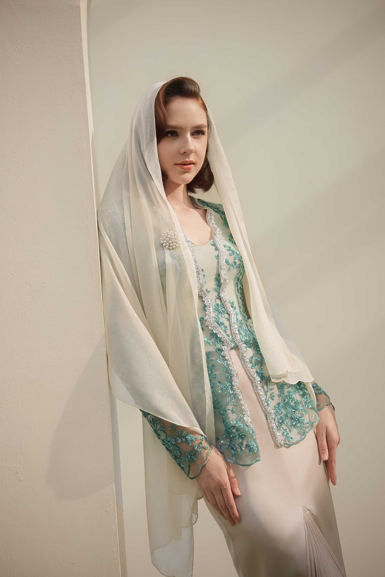 Zamrud Kebaya Top (Jade)