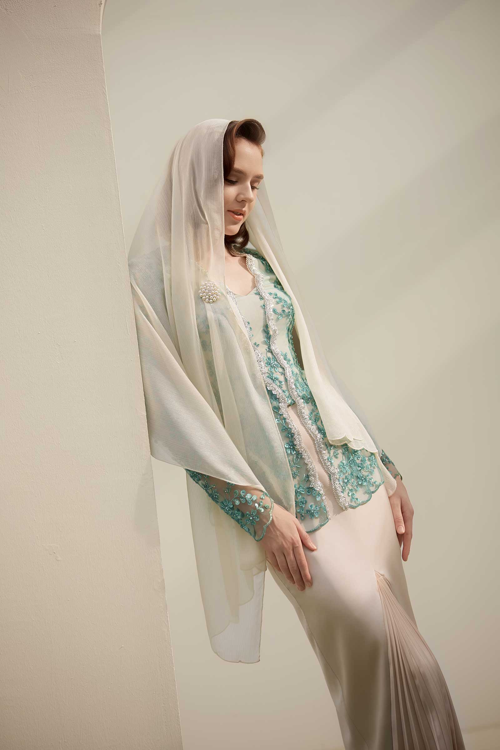 Zamrud Kebaya Top (Jade)