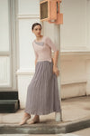 Ellear Dress (Blush+Mauve)