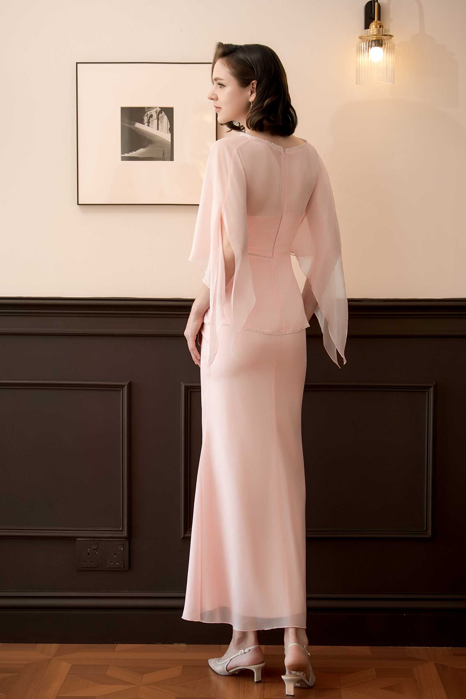 Aveline Kebaya Top (Pink)