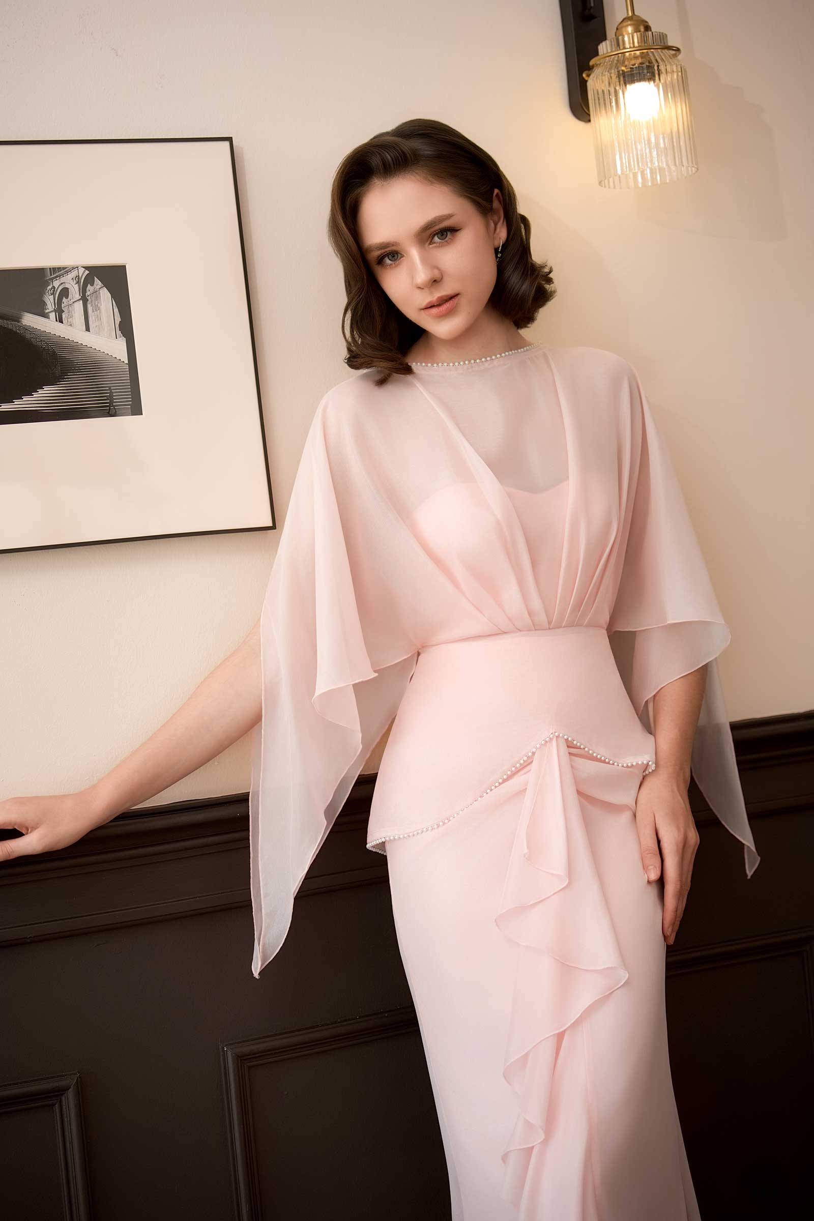 Aveline Kebaya Top (Pink)