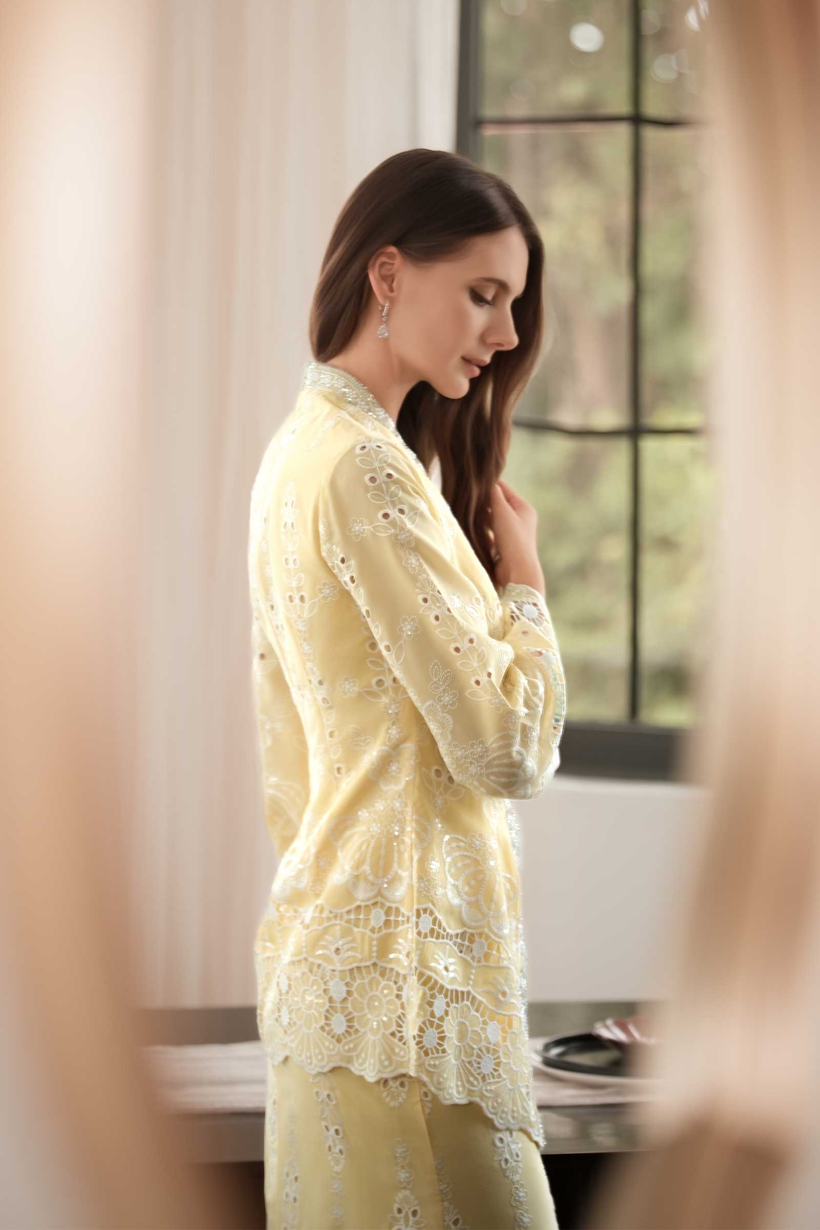 Embun Kebaya Set (Yellow)