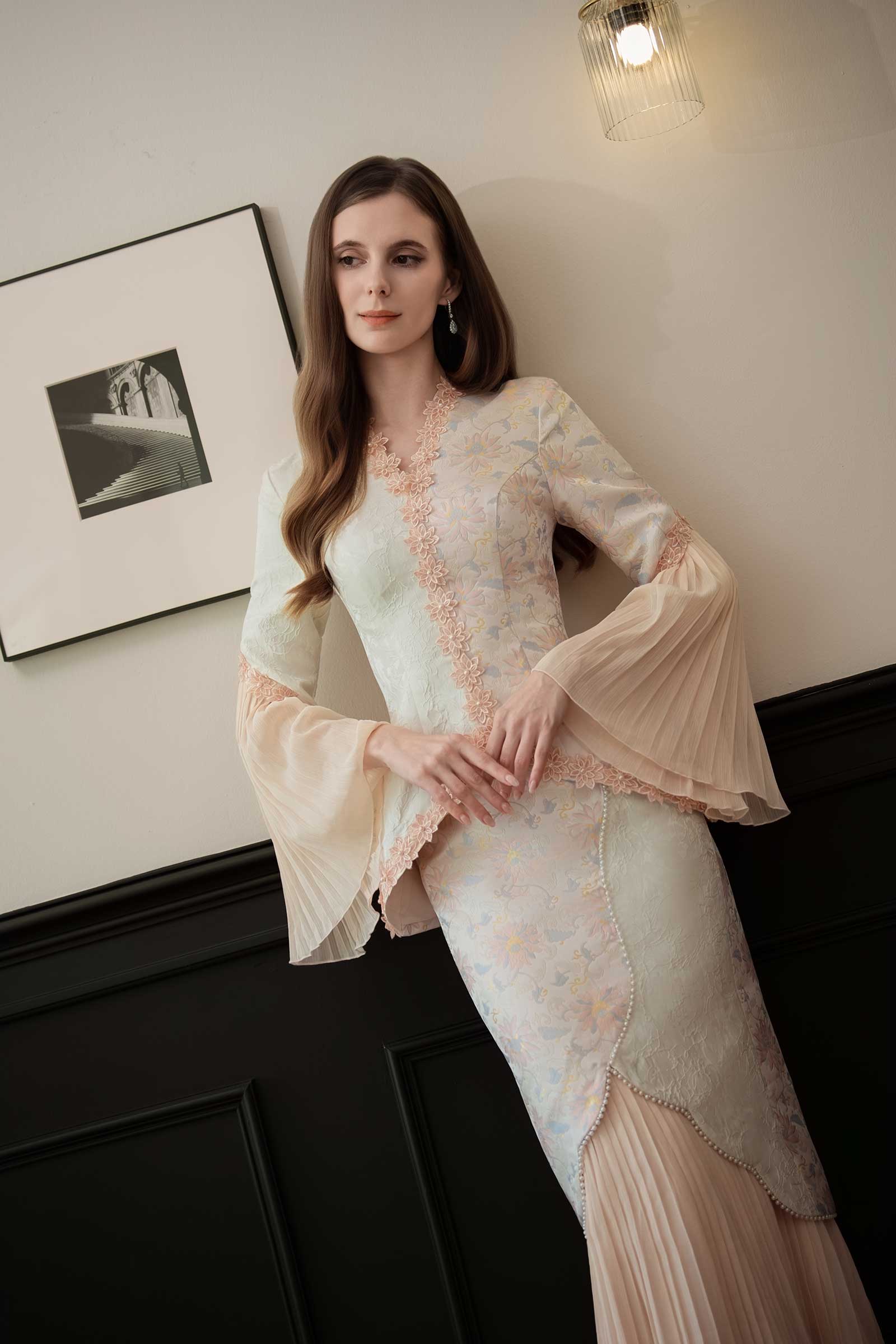 Niessa Kebaya Set (Rose)