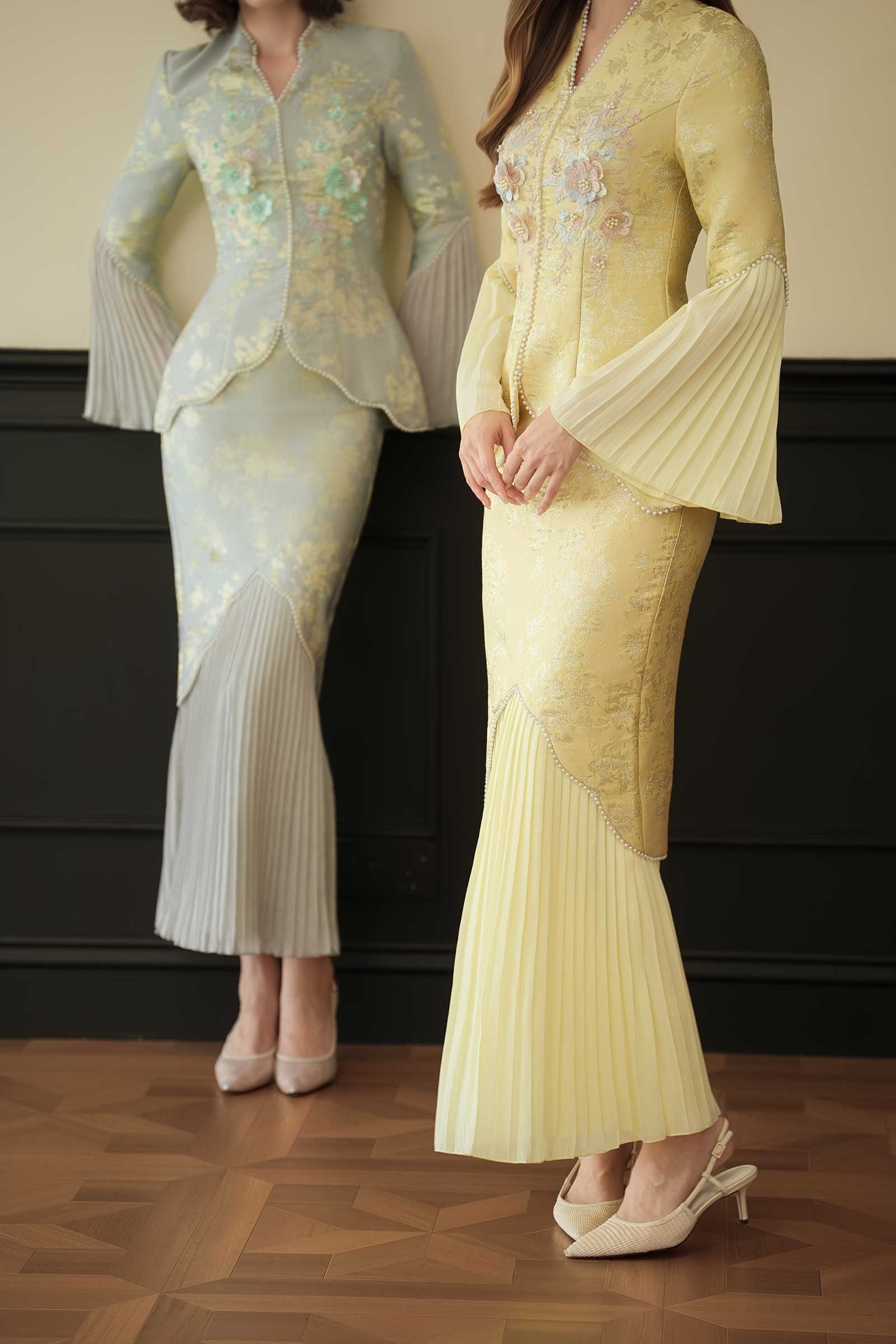Rosabella Kebaya Set (Sunlit Butter)