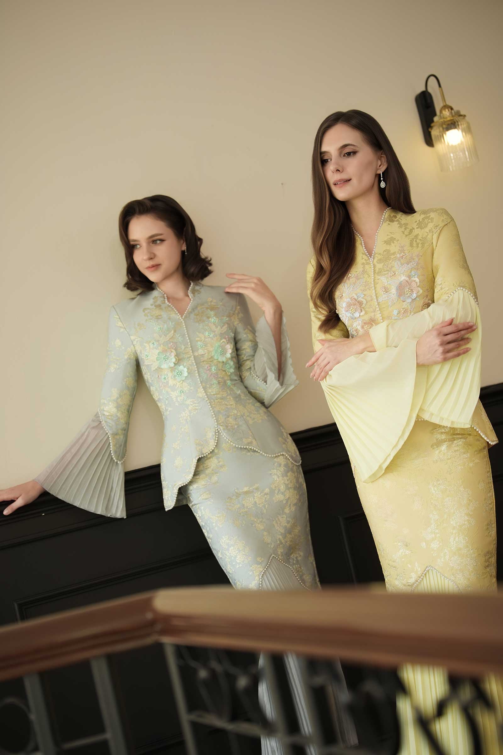 Rosabella Kebaya Set (Sunlit Butter)
