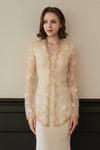 BACKORDER Mahsuri Kebaya Top (Moonlight Gold)