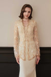 BACKORDER Mahsuri Kebaya Top (Moonlight Gold)