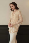 BACKORDER Mahsuri Kebaya Top (Moonlight Gold)